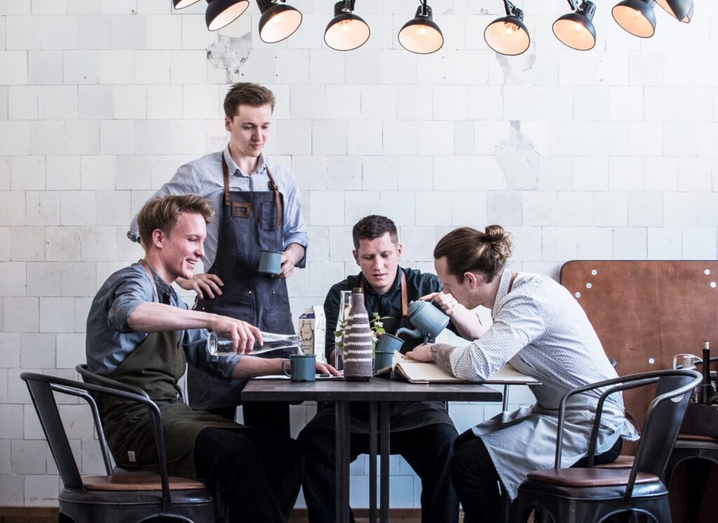 Holdet hos Restaurant Hærværk